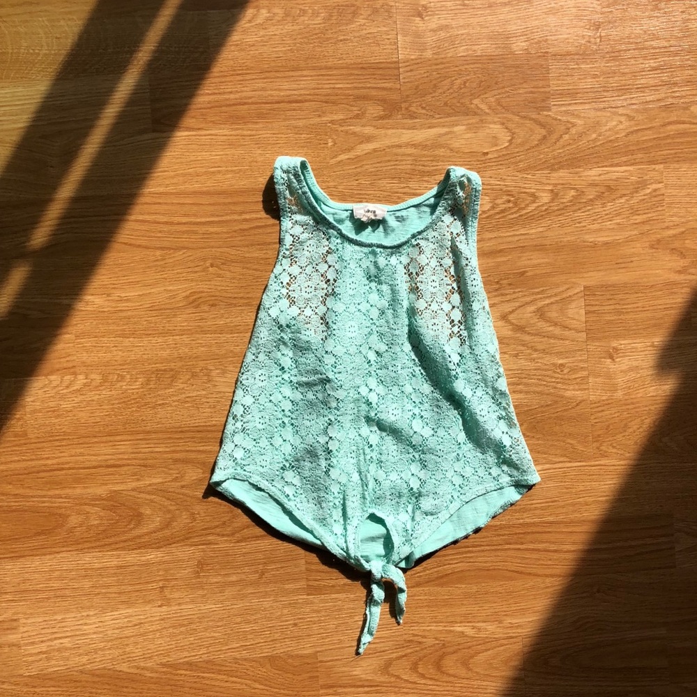 Pac Sun Turquoise Crop Top